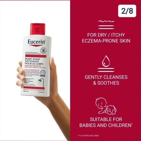Eucerin Body Wash for Eczema Prone Skin - Picture 2 of 7